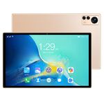 Tablet PC X12 4G LTE, 10,1 pollici, 4 GB + 32 GB, Android 8.1 MTK6750 Octa Core, supporto Dual SIM, WiFi, Bluetooth, GPS (oro)