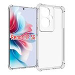 Per OPPO Reno11 F 5G Custodia per telefono in TPU ispessente antiscivolo globale antiurto (trasparente)