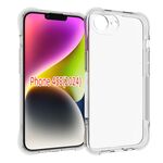 Per iPhone SE 2024 Custodia per telefono in TPU ispessimento antiscivolo antiurto (trasparente)