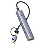 Docking station HUB AIR a 4 porte serie Baseus UltraJoy HUB (grigio siderale)