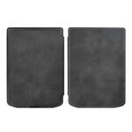 Per Pocketbook Verse / Verse Pro Custodia smart tablet in pelle retrò con sensazione di pelle (nera)