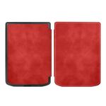 Per Pocketbook Verse / Verse Pro Custodia smart tablet in pelle retrò con sensazione di pelle (rossa)