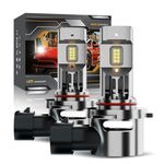 9005 Coppia 22W 2000lm 6000K Lampadina per fari LED per auto a innesto diretto