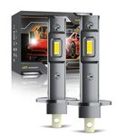 Lampadina per fari LED per auto H1 coppia 15W 1500lm 6000K diretta
