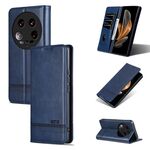Per Xiaomi 14 Ultra AZNS Custodia magnetica in pelle di vitello con vibrazione (blu scuro)