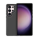 Per Samsung Galaxy S22 Ultra 5G Armor Custodia per telefono ibrida in TPU per PC (nera)