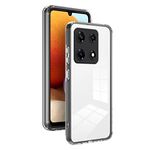 Per Infinix Note 30 Pro 3 in 1 custodia per telefono con cornice per PC trasparente in TPU a colori (nera)