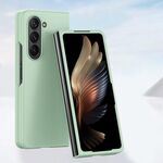 Per Samsung Galaxy Z Fold6 Skin Feel PC Custodia antiurto a copertura totale (verde menta)
