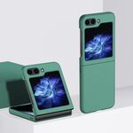 Per Samsung Galaxy Z Flip6 2 parti Skin Feel PC Custodia antiurto a copertura totale (verde foresta)