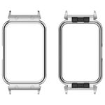 Custodia protettiva per orologio con struttura in metallo da 18 mm per Samsung Galaxy Fit 3 (argento)