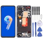 Per Asus Zenfone 9 9Z AI2202 Schermo LCD originale digitalizzatore assemblaggio completo con cornice (nero)