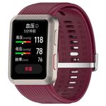 Per Huawei Watch D cinturino per orologio in silicone per orologio da pressione sanguigna (vino rosso)