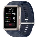 Per Huawei Watch D cinturino per orologio in silicone per orologio da pressione sanguigna (blu notte)