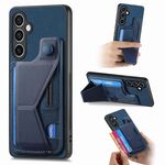 Per Samsung Galaxy S23 FE 5G II Custodia per telefono con slot per schede a forma di K (blu)