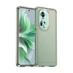 Per la custodia in TPU per OPPO Reno11 Global Candy Series (grigio trasparente)