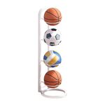 Supporto per supporto per pallavolo, portaoggetti da basket, specifiche: 4 strati, bianco