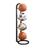 Supporto per supporto per pallavolo, portaoggetti da basket, specifiche: 4 strati, nero