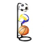 Supporto per supporto per pallavolo, portaoggetti da basket, specifiche: 3 strati, nero