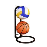 Supporto per supporto per pallavolo, portaoggetti da basket, specifiche: 2 strati, nero