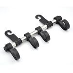 Appendiabiti per auto con gancio posteriore per seggiolino auto esteso in acciaio inossidabile da 30 cm (DM-045)