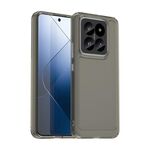 Per la custodia in TPU per Xiaomi 14 Pro Candy Series (grigio trasparente)