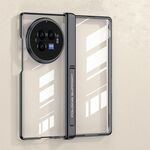 Custodia per telefono antiurto con cerniera magnetica integrata per vivo X Fold3 GKK (nera)