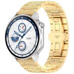 Cinturino per orologio universale in acciaio inossidabile twill da 22 mm (oro)