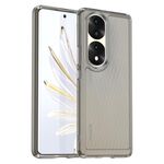 Per Honor 70 Pro + 5G Custodia per telefono TPU serie Candy (grigio trasparente)