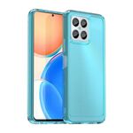 Custodia per telefono TPU per Honor 70 Lite serie Candy (blu trasparente)