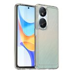 Per Honor Play 50 Plus Custodia per telefono TPU serie Candy (grigio trasparente)