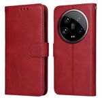 Per Xiaomi 14 Custodia per cellulare in pelle ultra classica con texture di vitello (rossa)
