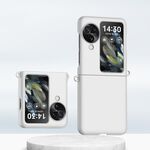 Per OPPO Find N3 Flip Sfumatura di Colore Skin Feel PC Custodia per telefono antiurto a copertura totale (Bianco)