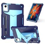 Custodia per tablet PC ibrida in silicone robot per Lenovo Tab M11/Xiaoxin Pad 11 2024 T (blu navy blu)