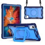Custodia per tablet PC ibrida in silicone con robot per Lenovo Tab M11/Xiaoxin Pad 11 2024 (blu navy blu)