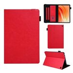 Custodia per tablet in pelle Smart Serie Straordinaria per Amazon Kindle Fire HD10 2021/2023(Rosso)