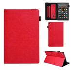 Custodia per tablet in pelle Smart Serie Straordinaria per Amazon Kindle Fire HD10 2017/2019 (Rosso)