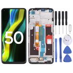 Per Realme Narzo 50 4G RMX3286 OEM LCD Screen Digitizer assemblaggio completo con cornice