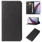 Custodia per telefono in pelle con chiusura magnetica per vivo iQOO 12 (nera)