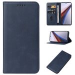 Custodia per telefono in pelle con chiusura magnetica per vivo iQOO 12 (blu)