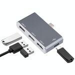 Adattatore HUB USB 3.0 USB 2.0 da USB-C / Tipo C a OTG 4 porte USB 3.0 USB 2.0