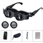 DM0125 Binocolo da pesca 3X Binocolo di tipo in vetro con messa a fuoco regolabile con lente polarizzata grigia