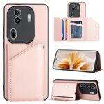 Per OPPO Reno11 Pro Global Skin Feel Custodia per telefono PU + TPU + slot per schede PC (oro rosa)