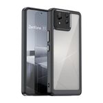 Custodia per telefono in TPU ibrido acrilico serie ultra colorata per Asus Zenfone 11 (nera)