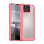 Custodia per telefono in TPU ibrido acrilico serie ultra colorata per Asus Zenfone 11 (rossa)