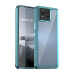 Per Asus Zenfone 11 Custodia per telefono in TPU ibrido acrilico serie ultra colorata (blu trasparente)