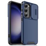 Per Samsung Galaxy S23+ 5G Custodia scorrevole Camshield TPU + PC (blu)