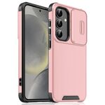 Custodia scorrevole Camshield TPU + PC per Samsung Galaxy S24+ 5G (rosa)