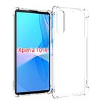 Per Sony Xperia 10 IV Custodia per telefono in TPU antiurto e antiscivolo (trasparente)