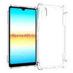 Per Sony Xperia Ace III Custodia per telefono in TPU antiurto e antiscivolo (trasparente)