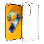 Per Asus Zenfone 9 Custodia per telefono in TPU antiurto e antiscivolo (trasparente)